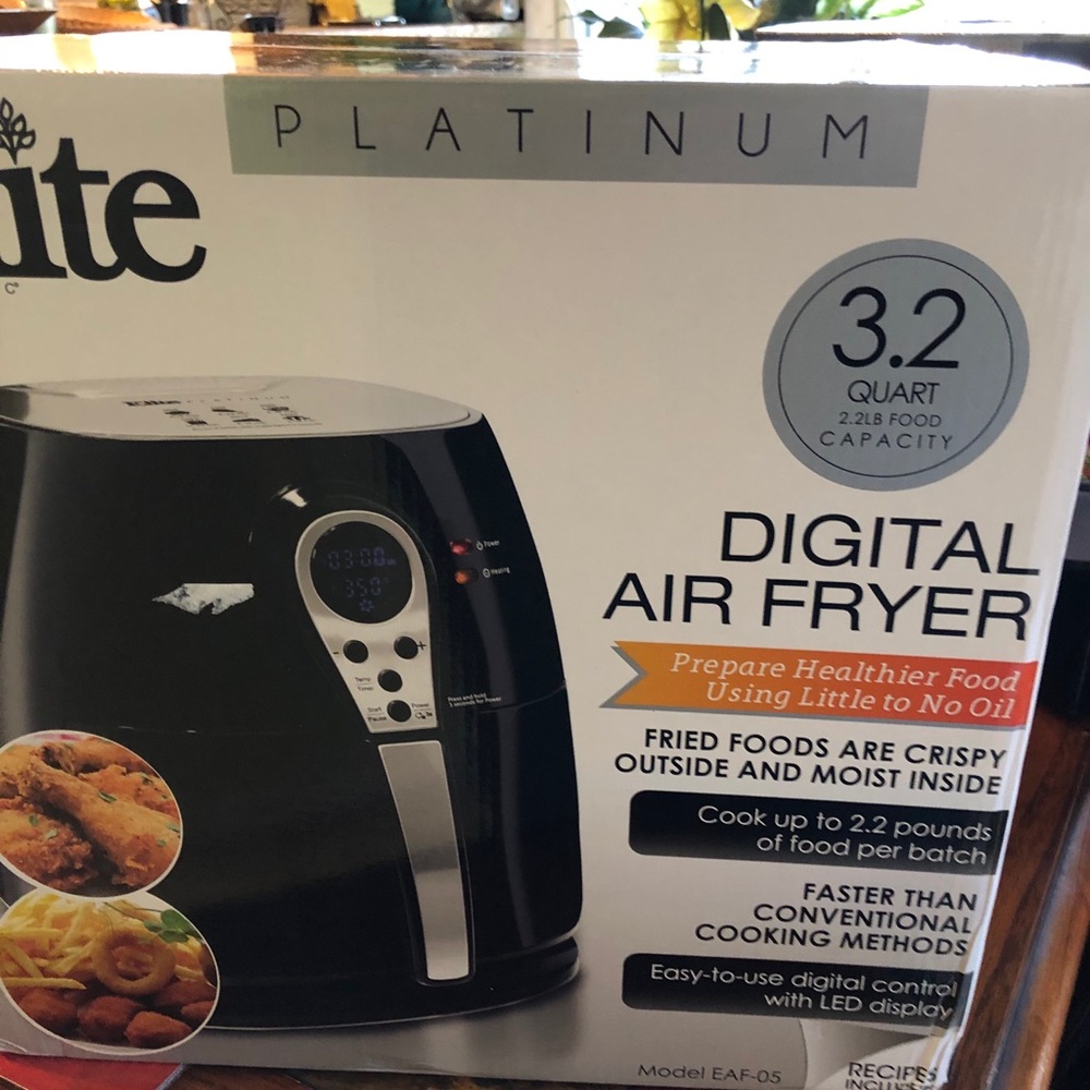 Elite platinum air fryer 3.2q